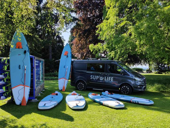 Stand-up-Paddle Mietstation Seepark Romanshorn